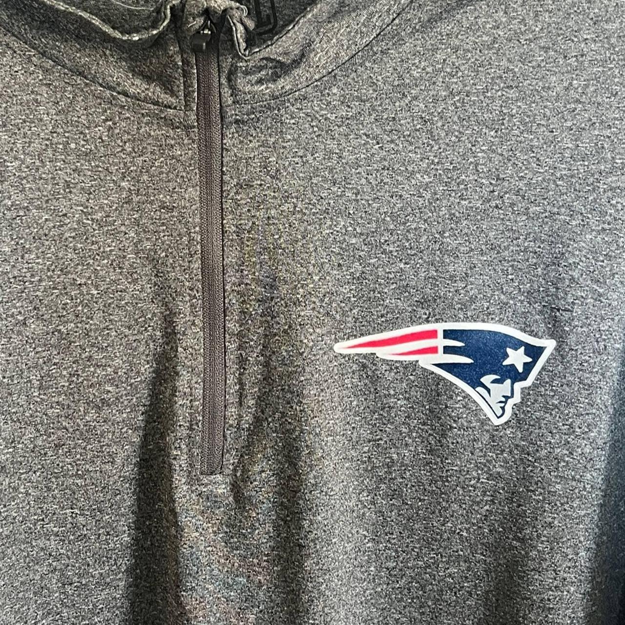 Dark Grey NFL New England Patriots Hoodie ✓In - Depop