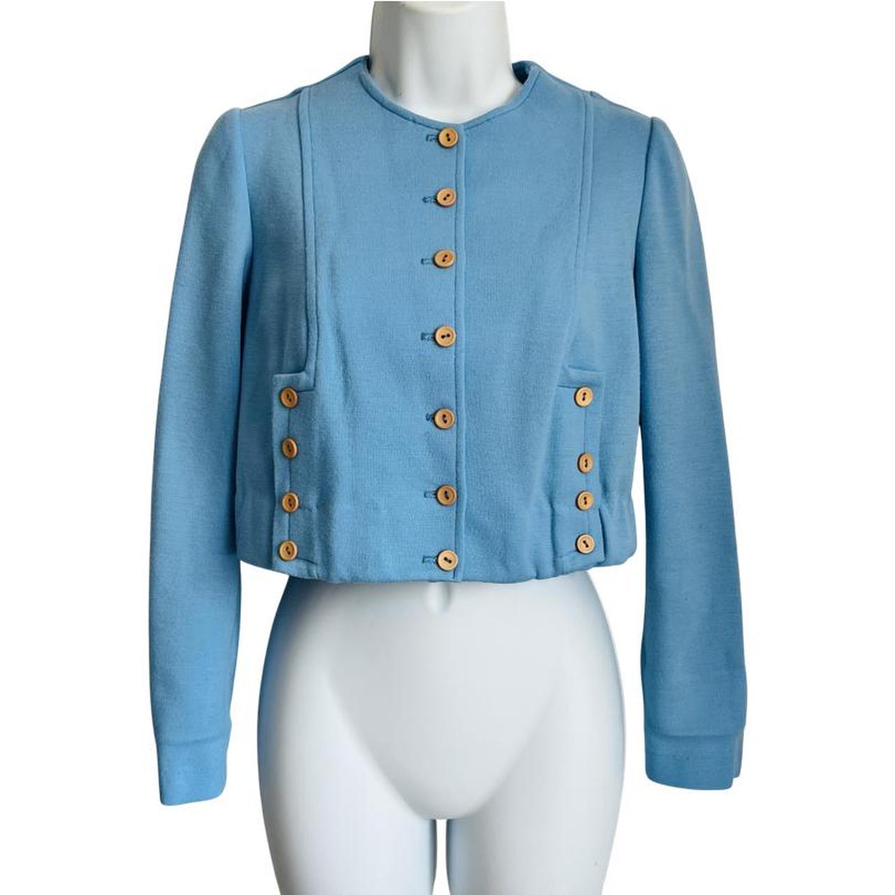 Cornflower blue bolero on sale jacket