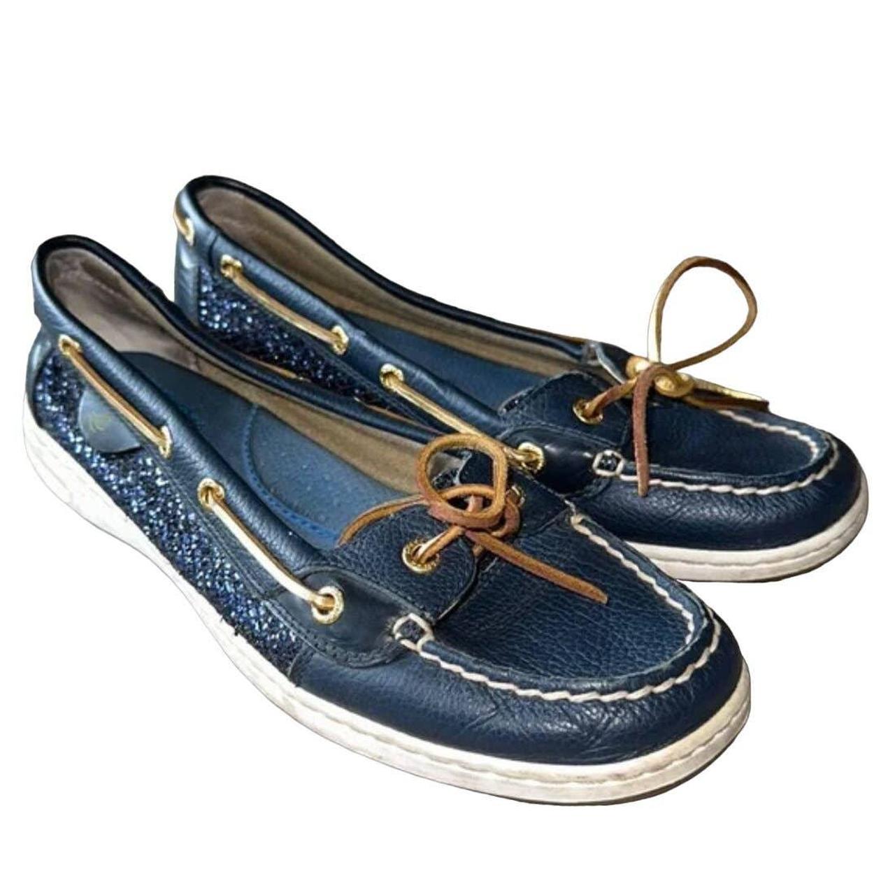 Sperry angelfish sale gold glitter