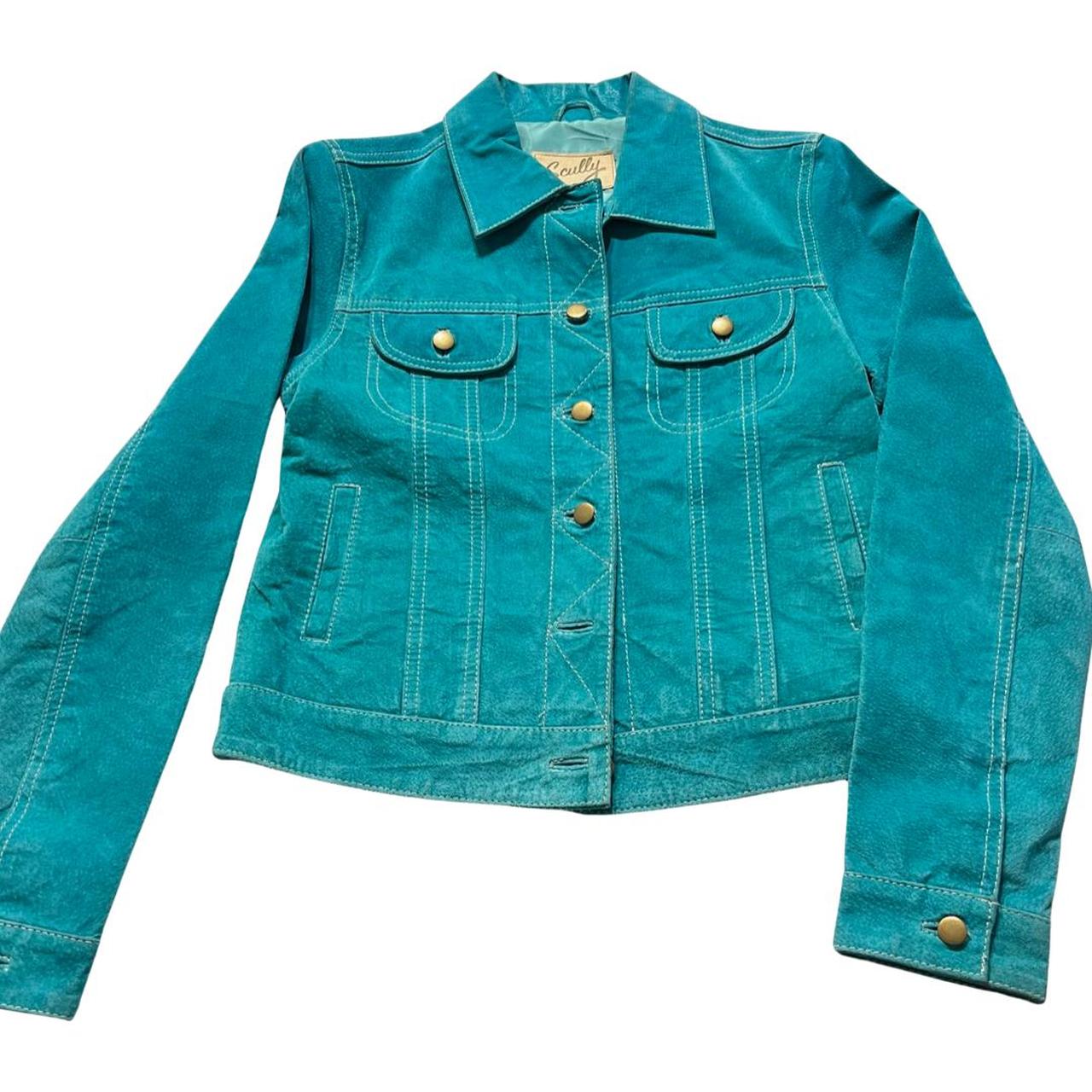 Turquoise hot sale jean jacket