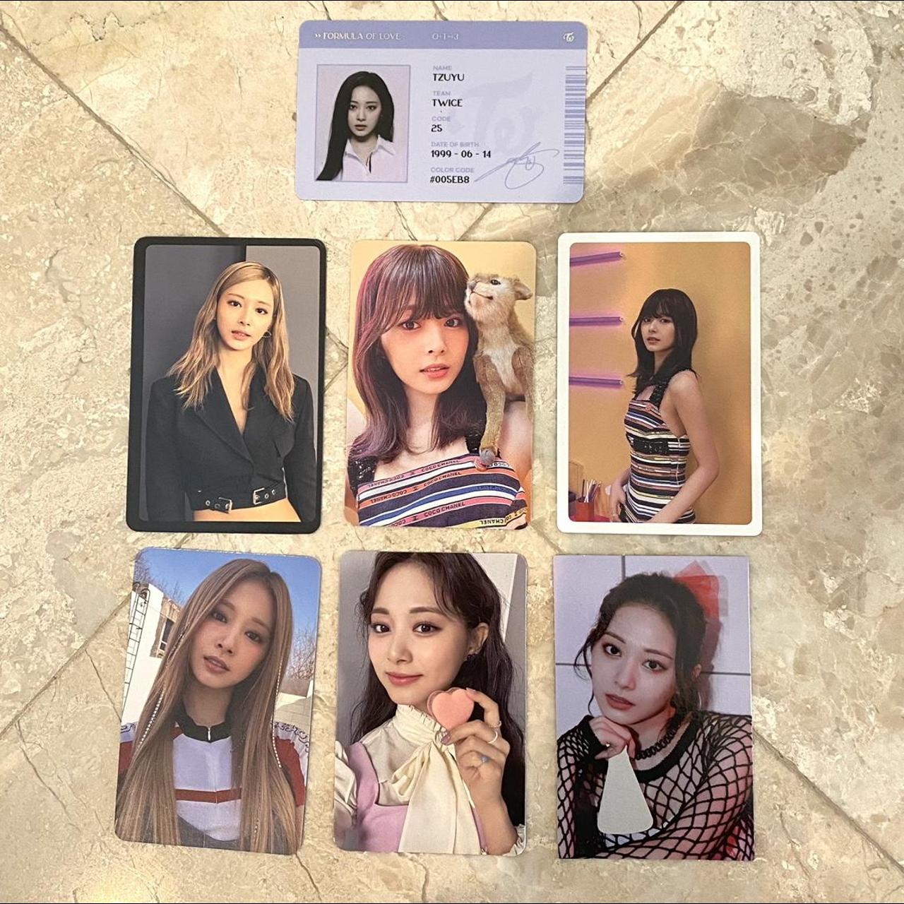 Tzuyu from Twice photocards