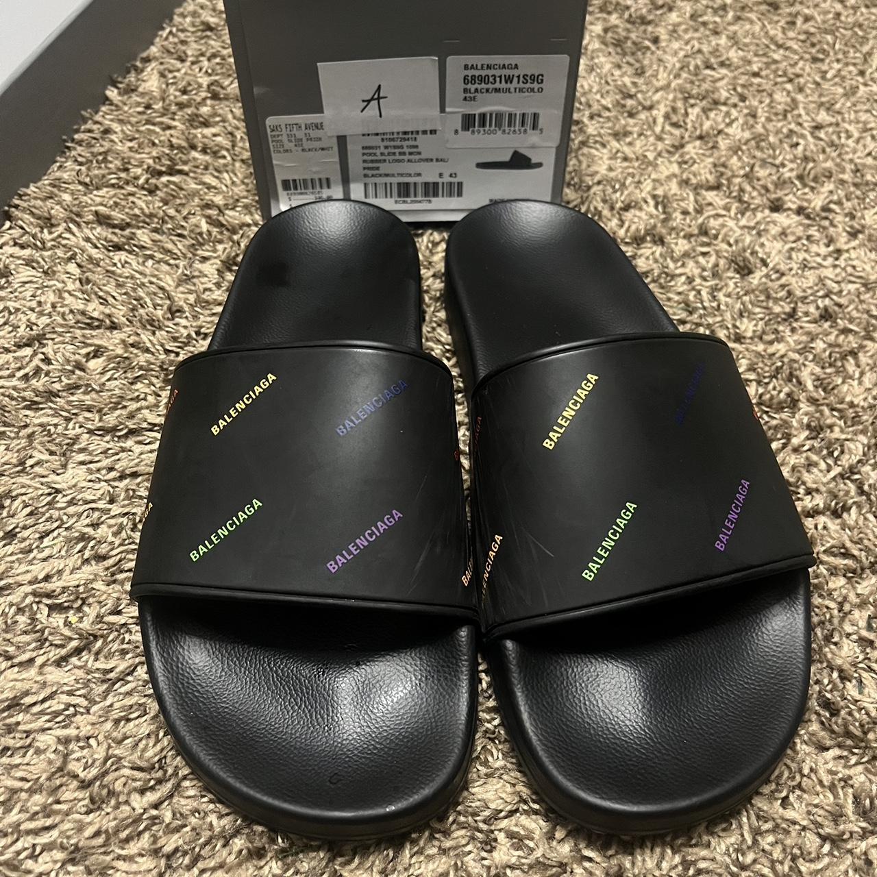 Balenciaga slides saks best sale