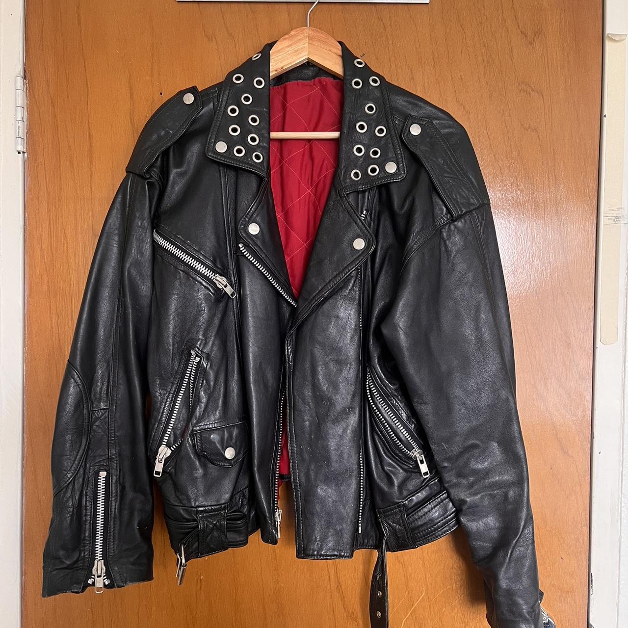 Up for sale is a leather jacket by ECHT LEDER idk