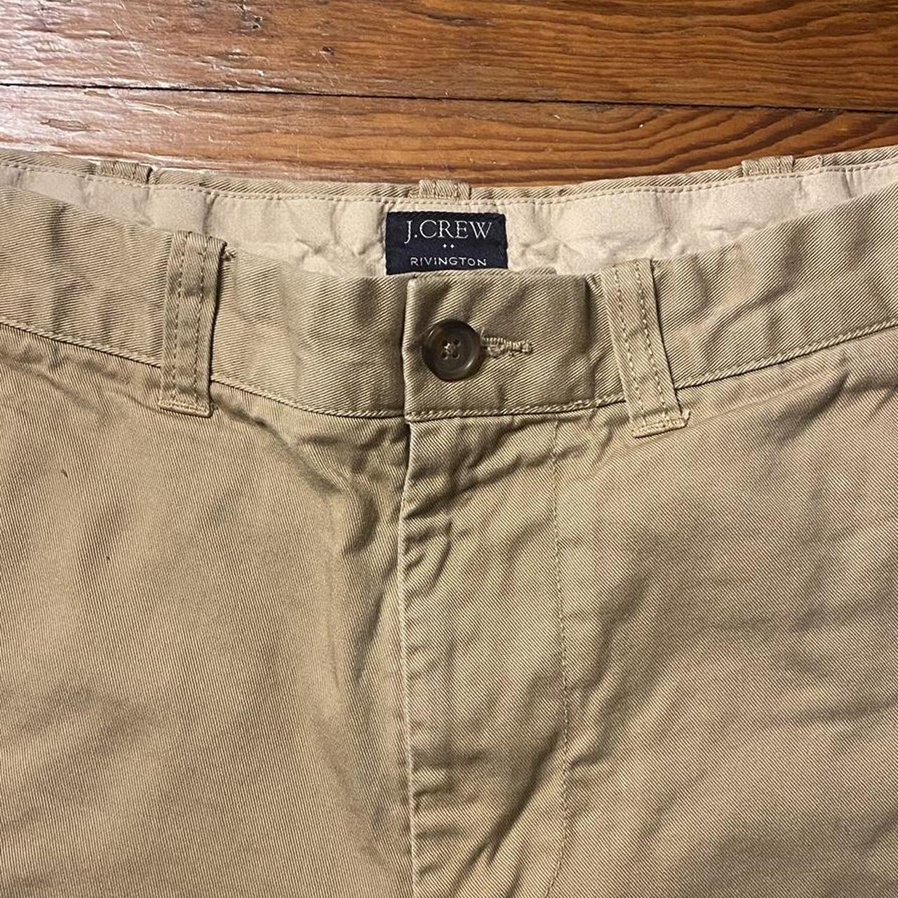 J.Crew Slim Fit Khaki Shorts Nice slim/tapered fit... - Depop