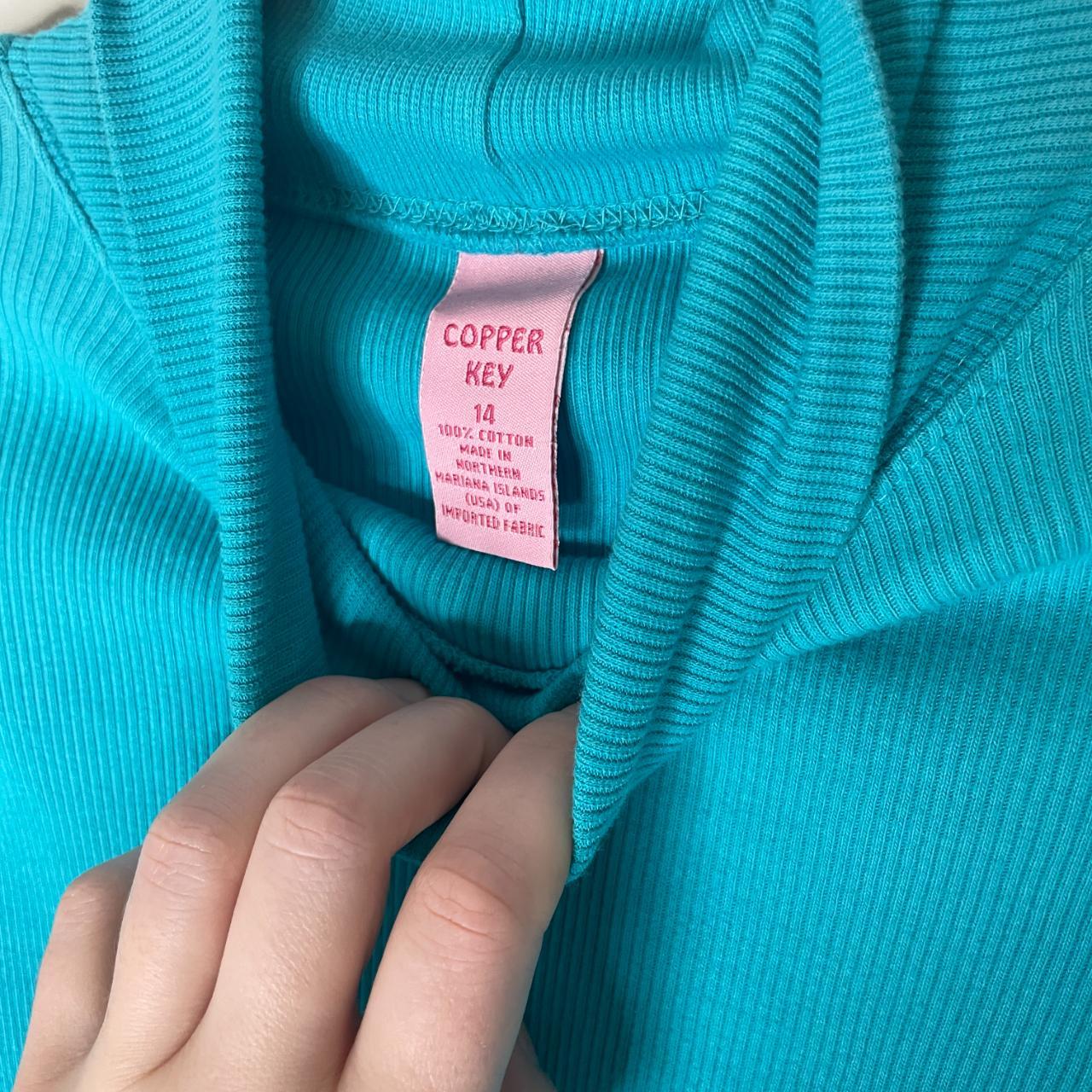 Copper Key Women's Blue Croptop Depop