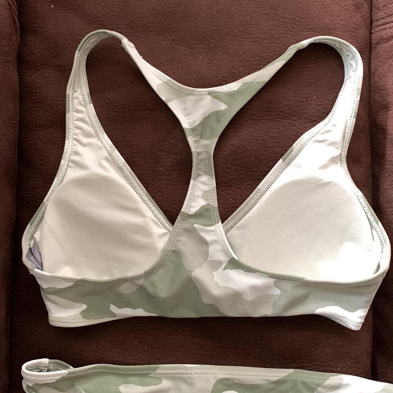 Aerie Women's Khaki and Green Bikinisandtankinisets Depop
