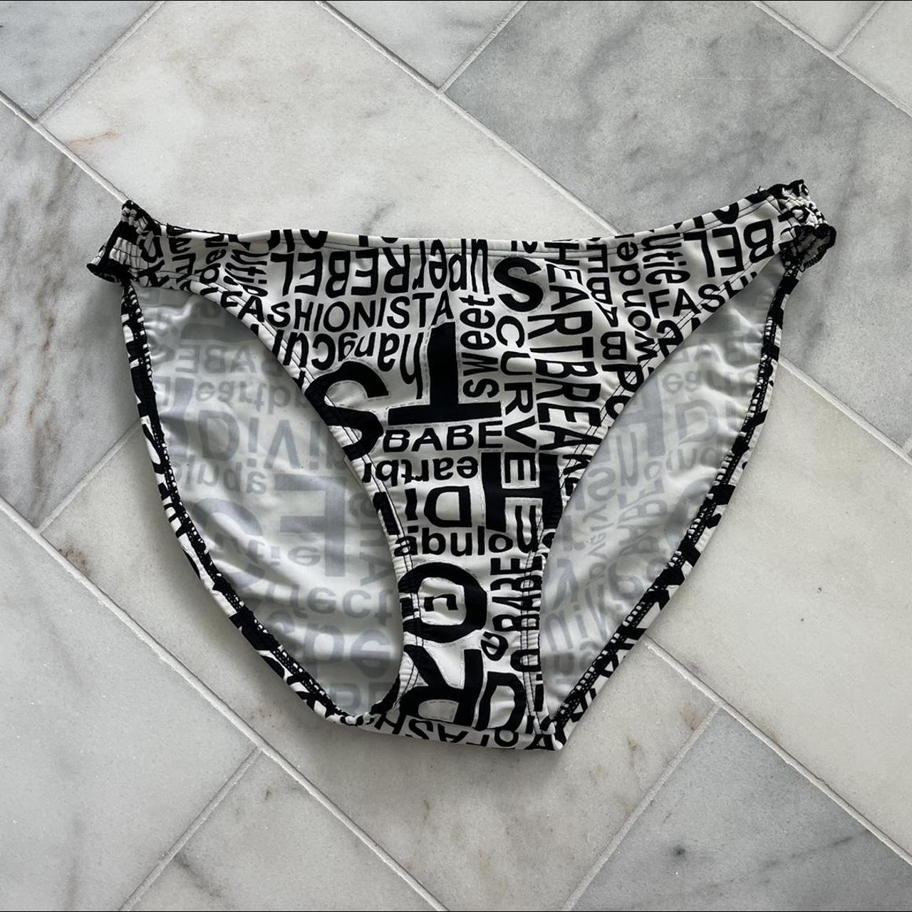 no boundaries brand bathing suit bottom multi color - Depop