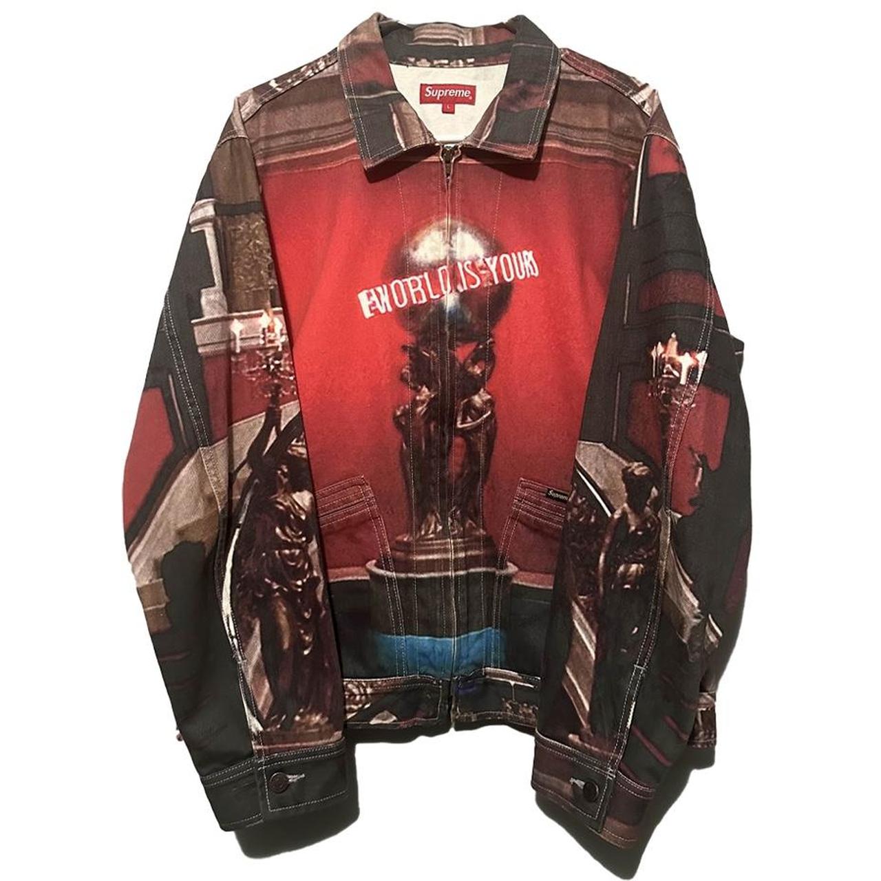 Supreme x Scarface “The World Is Yours” Denim Jacket | Depop