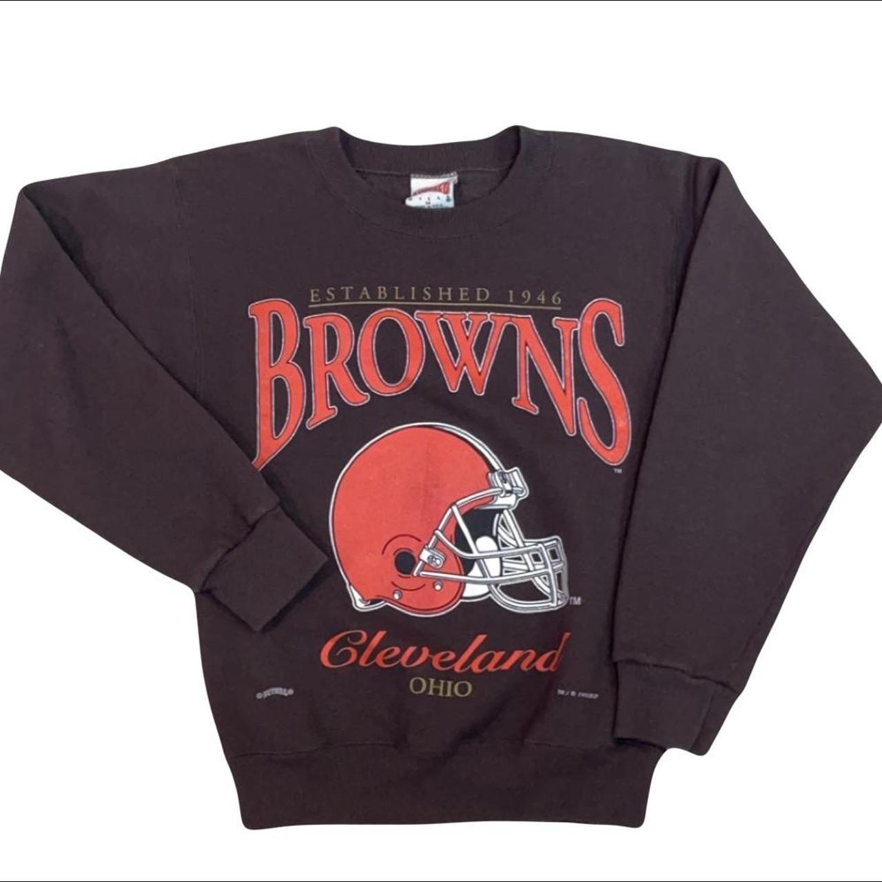 Vintage Cleveland Browns Crewneck Sweatshirt Ohio State 