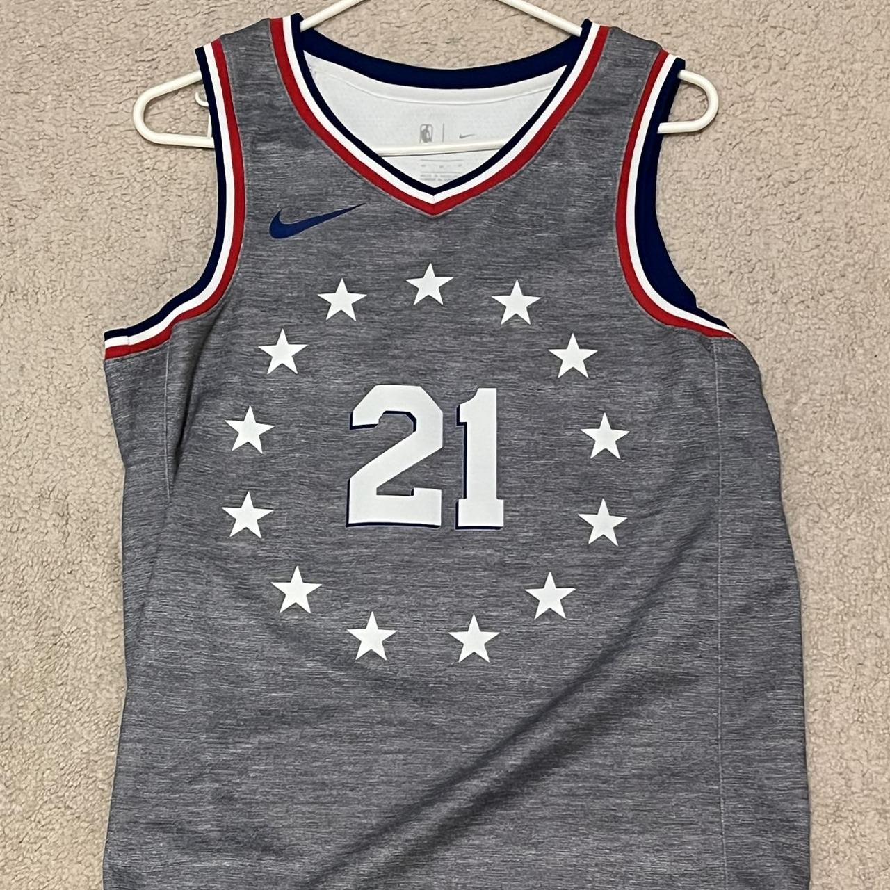 Philadelphia 76ers Joel Embiid basketball jersey. - Depop