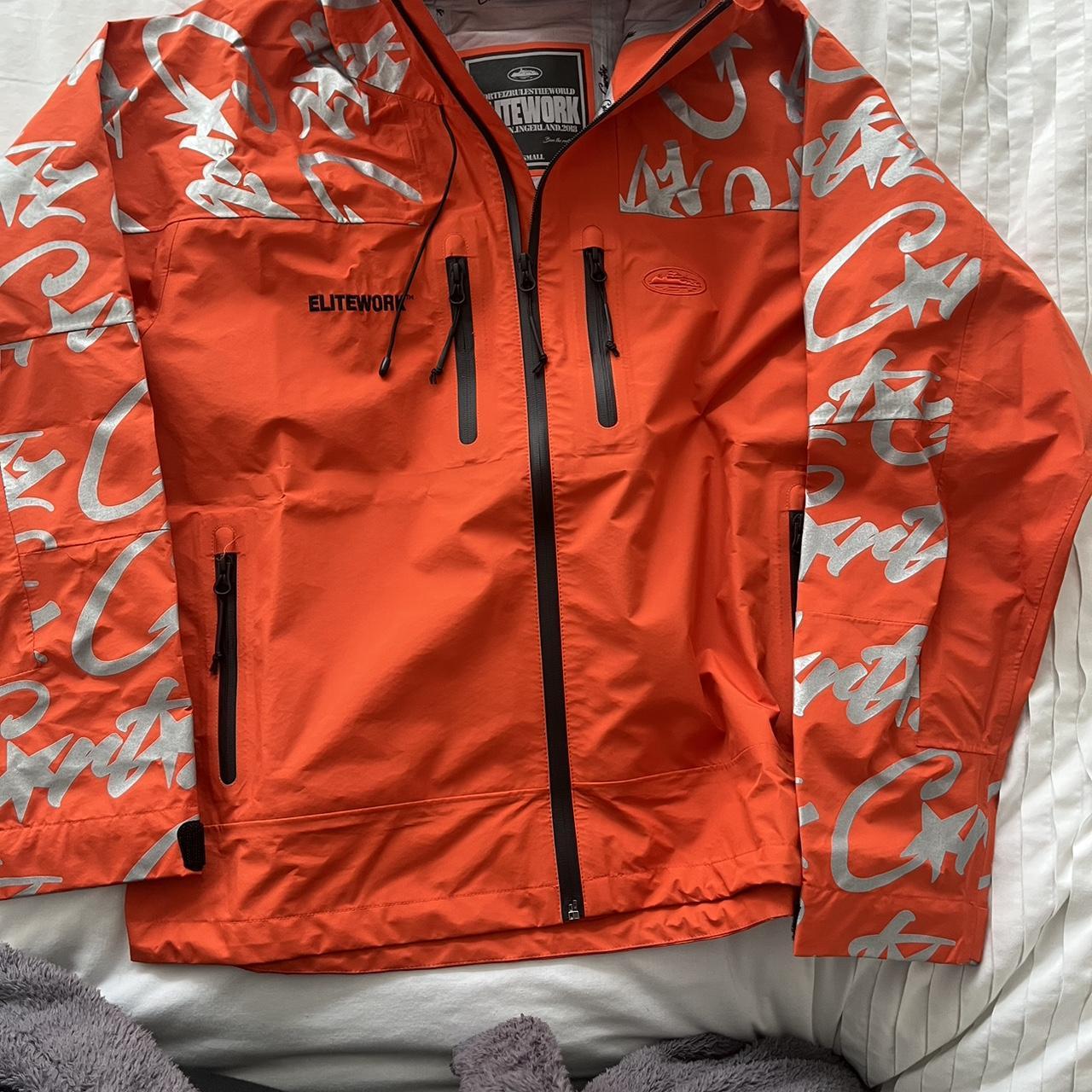 Elitework Corteiz Jacket Orange Size S Brand new In - Depop