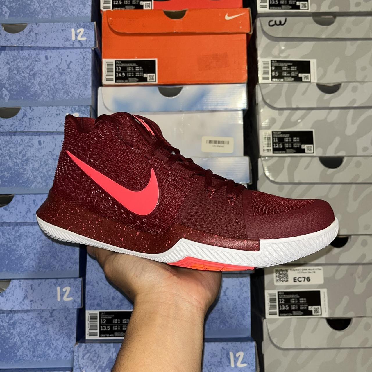 Burgundy kyrie 3 best sale