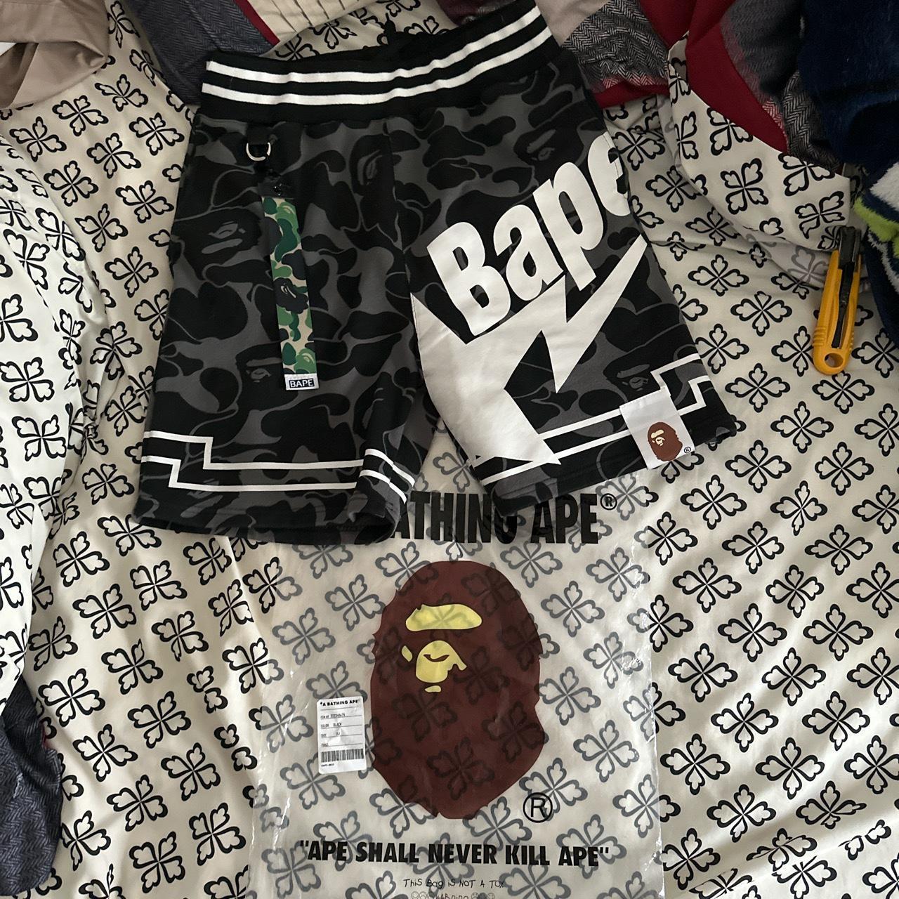 Bape star shorts Authentic Barely worn Never put... - Depop