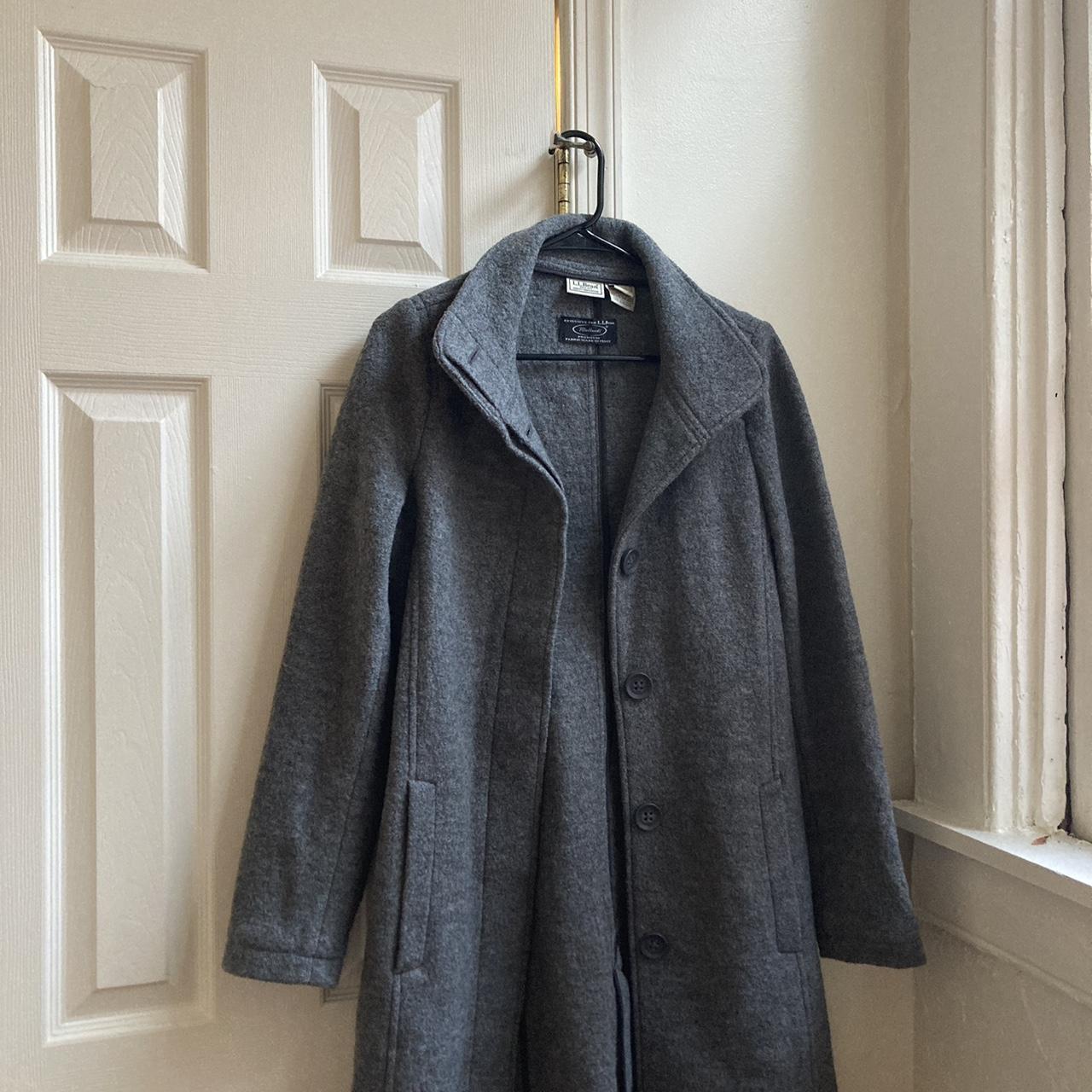 Ll bean outlet wool coat women's