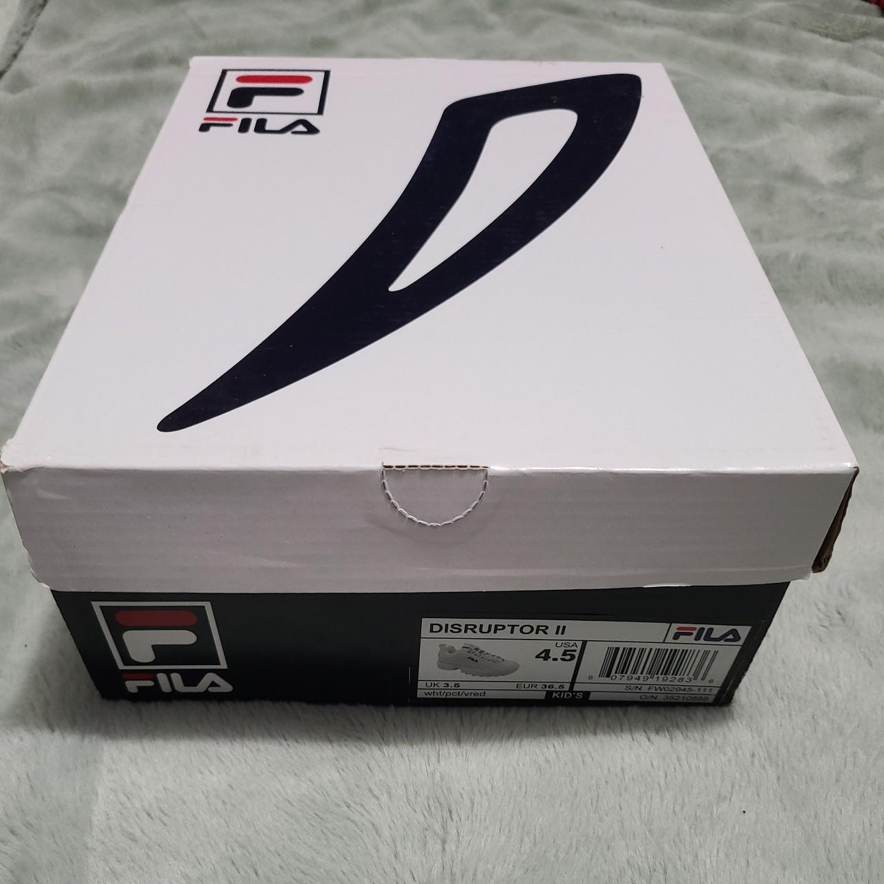 Fila shoe outlet box