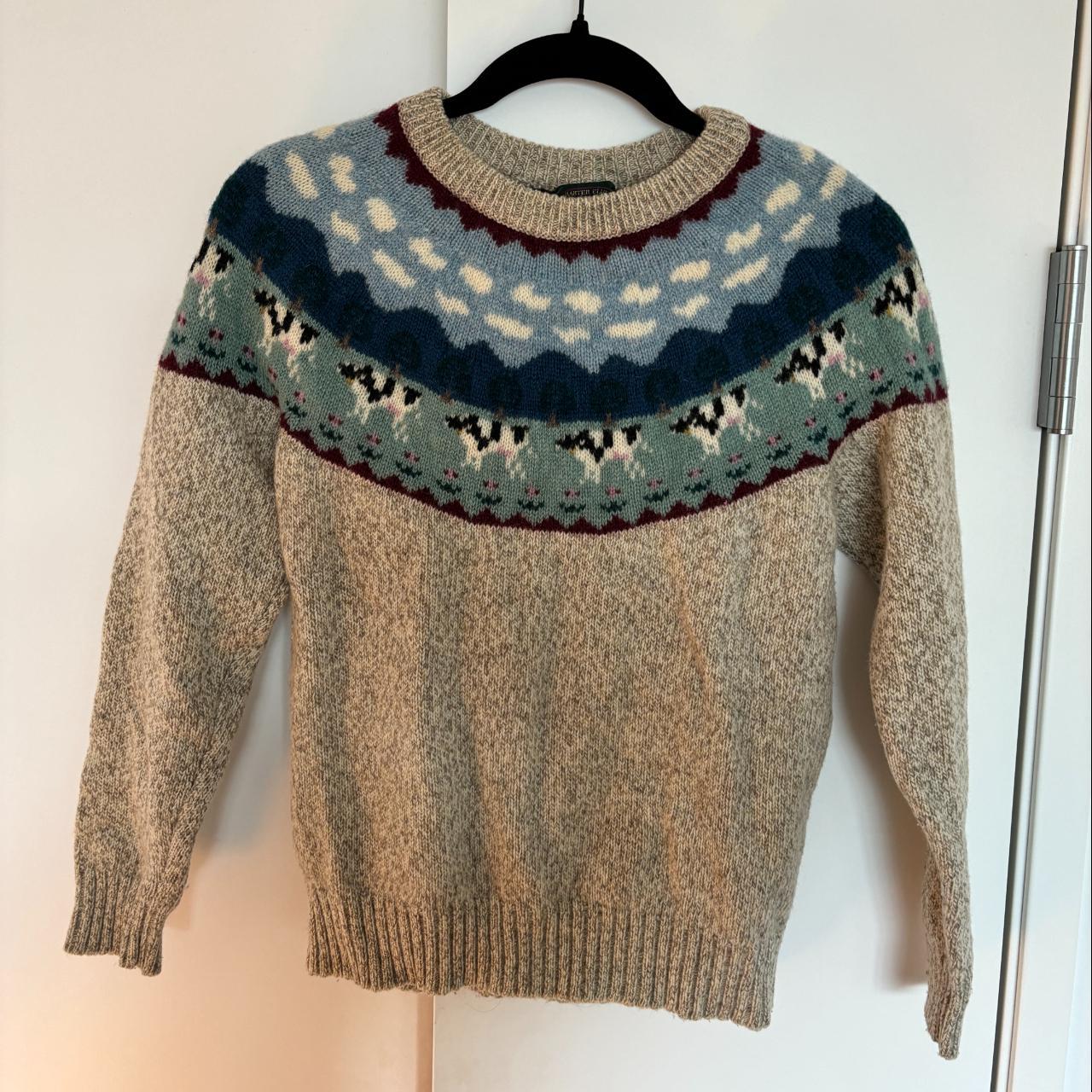 Sweater Pattern Black Sheep Sweater Lands End Charter Club Sheep