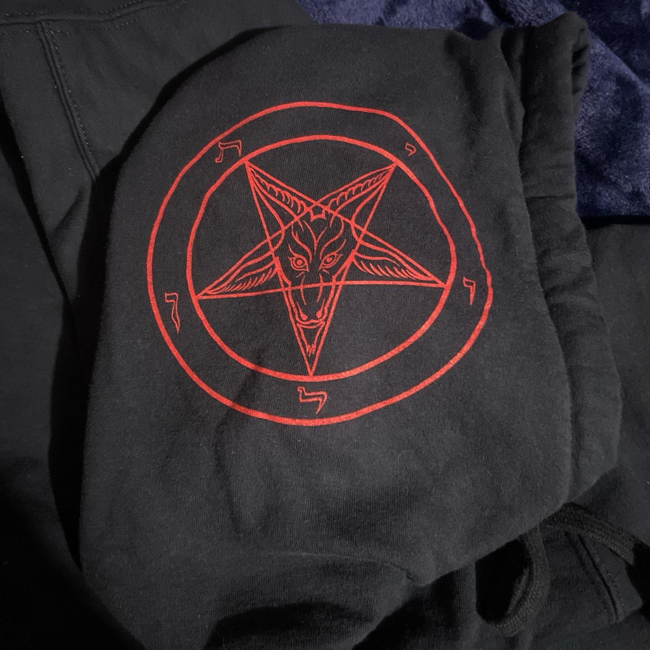 Blasphemy BLACK METAL SKINHEADS hoodie Has silly... - Depop