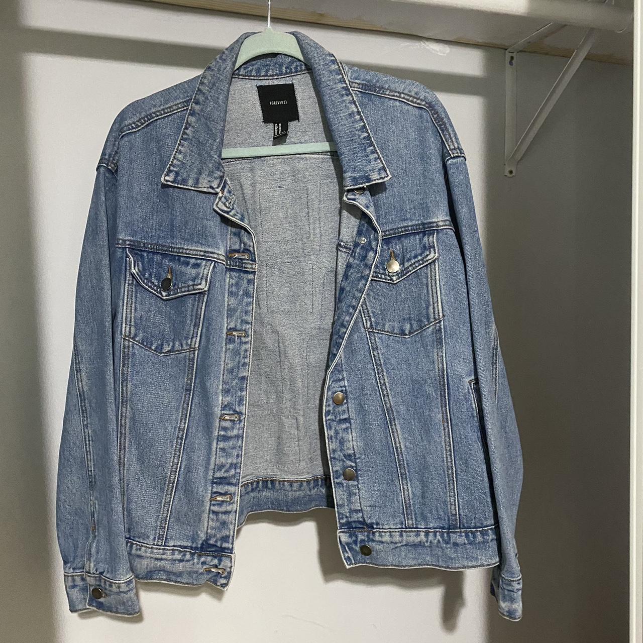 Forever 21 store oversized denim jacket