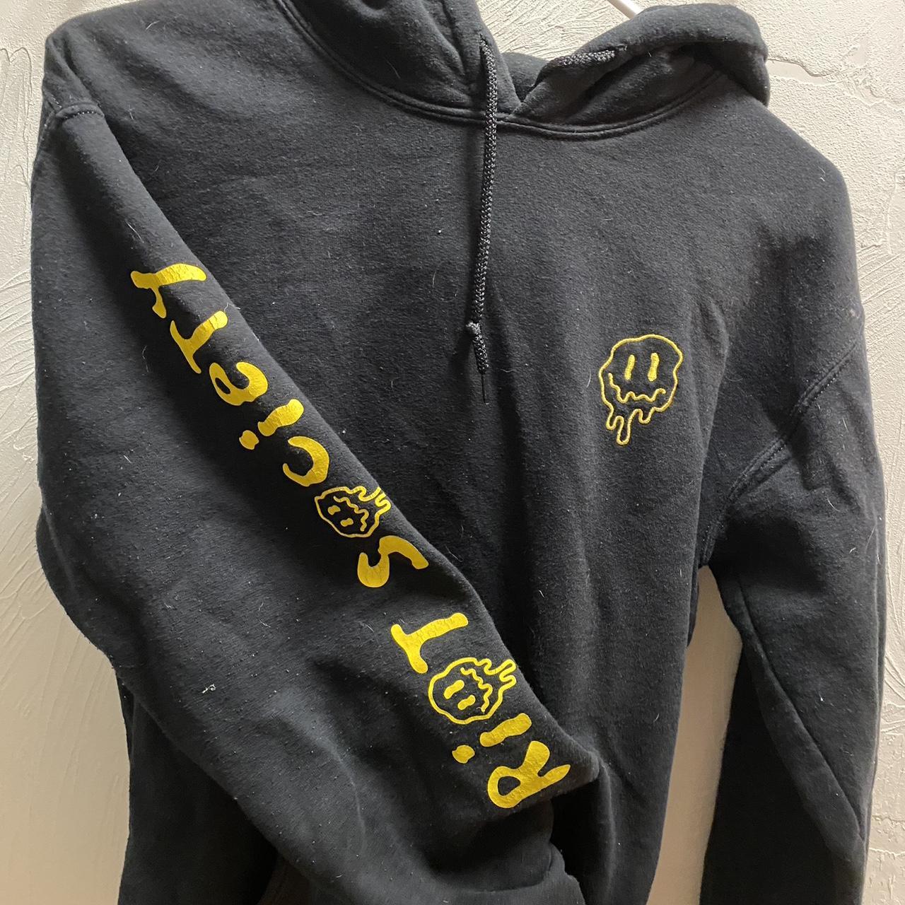 Riot society cheap black hoodie