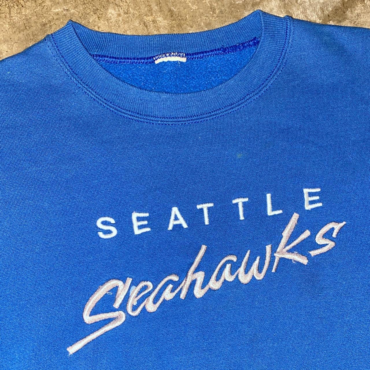 Vintage Seattle Seahawks Crewneck Sweatshirt. - Depop