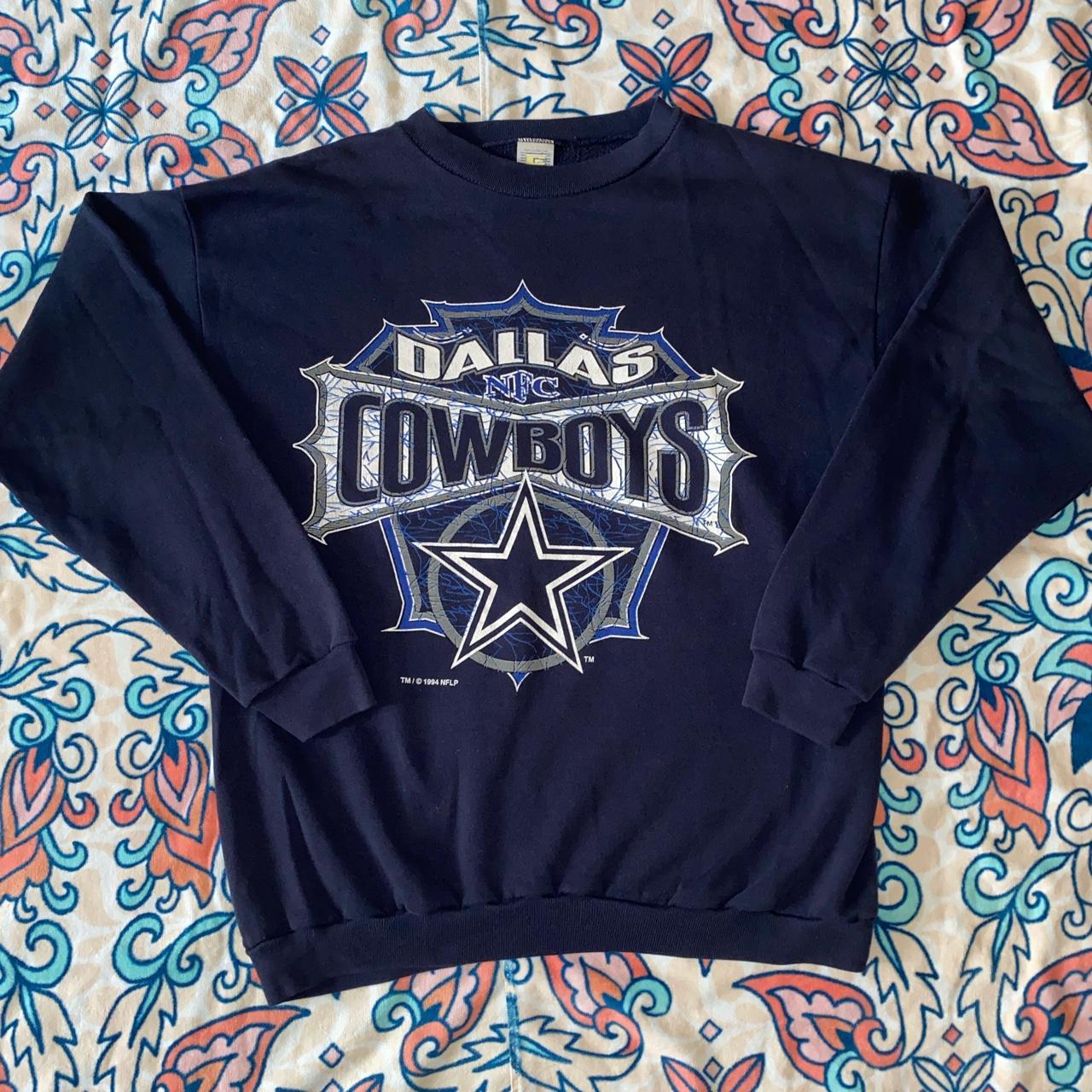 Crazy vintage 90s Dallas cowboys sweatshirt🔥🔥great - Depop