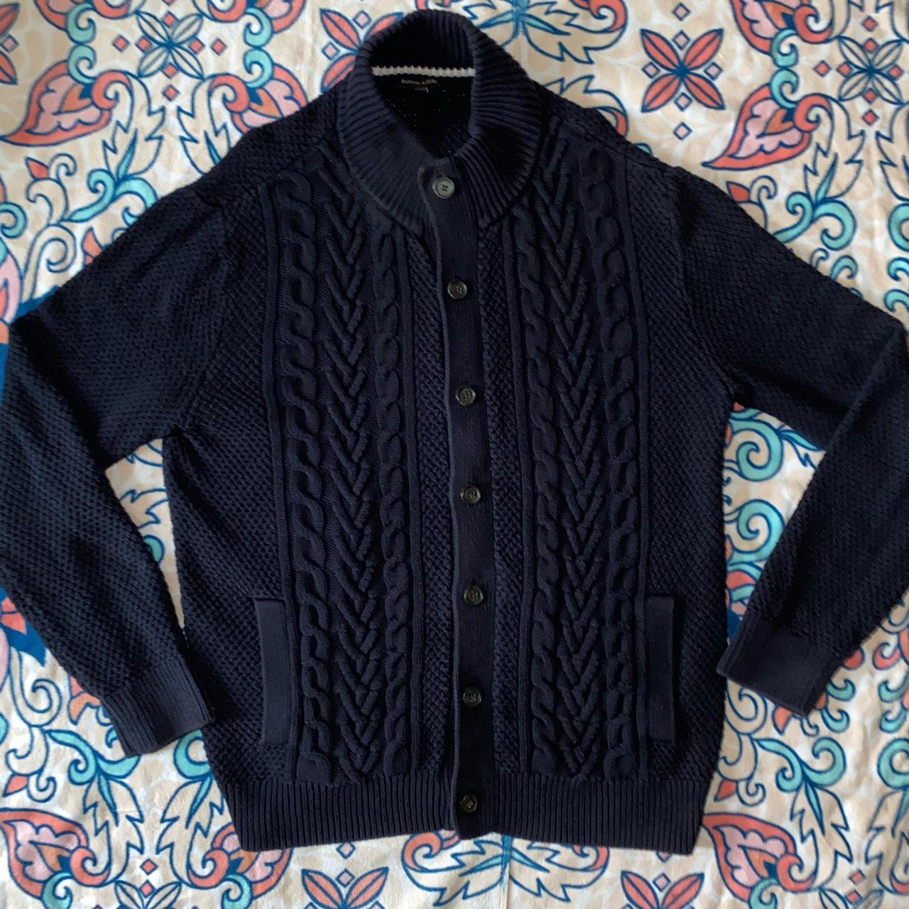 Vintage J.Crew Navy top Cardigan Sweater