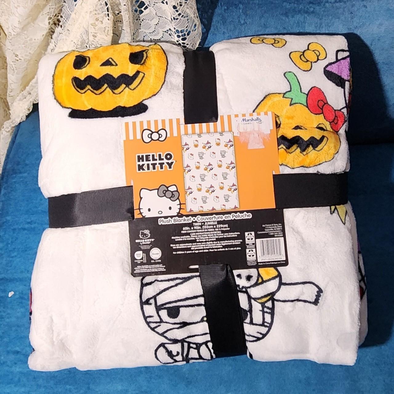 Hello Kitty Halloween Twin White Plush Viral... | Depop, image size:1280x1280
