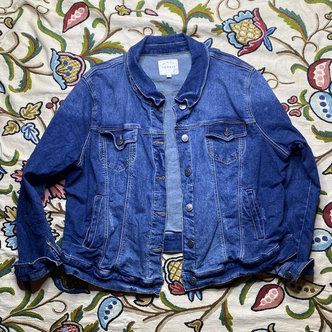 Torrid Women's Blue Jacket | Depop