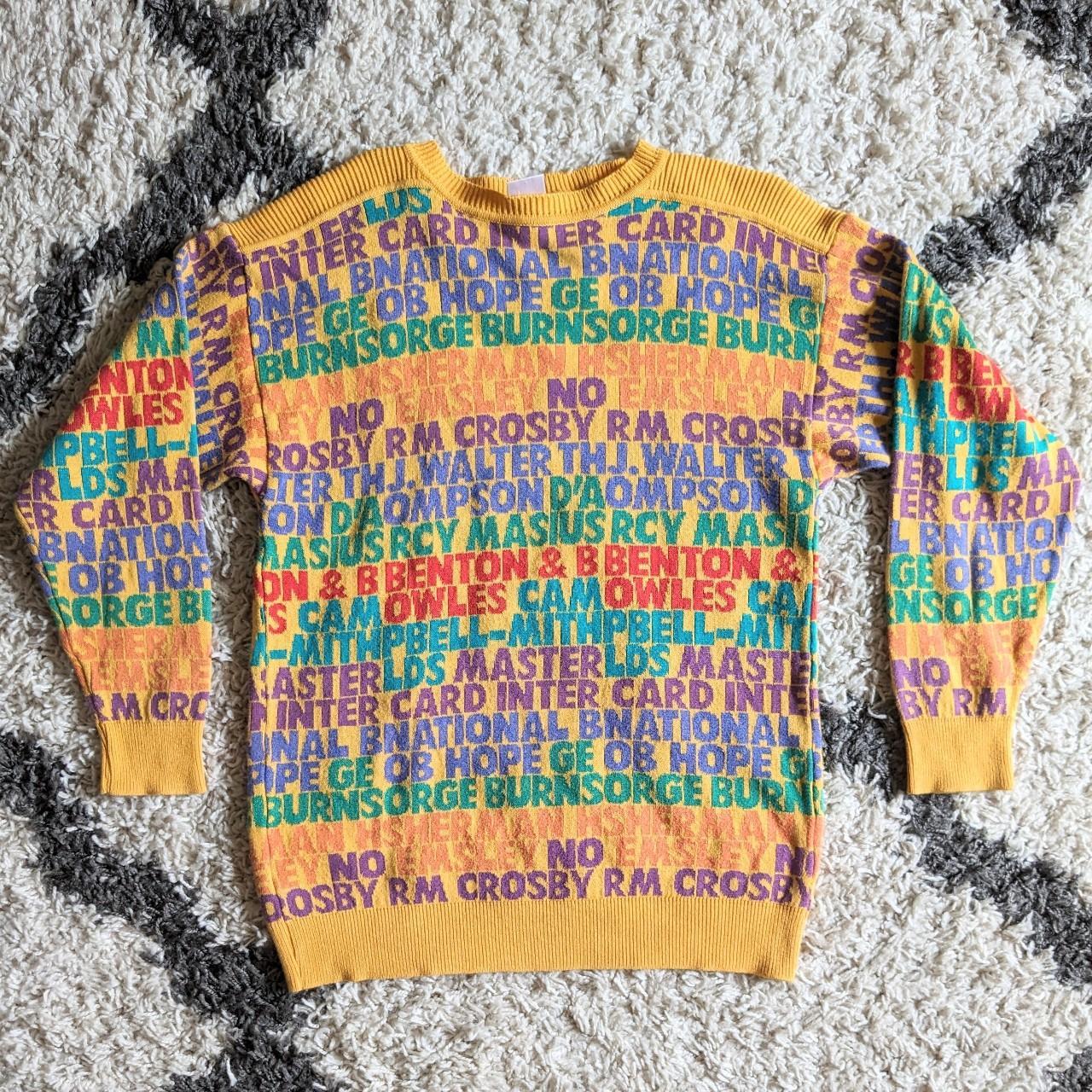 No hotsell sweaters 1980s