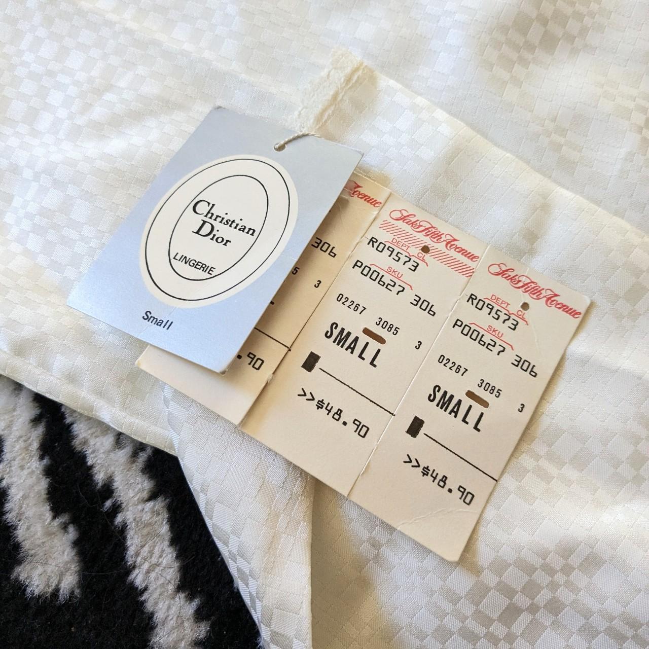 NWT Vintage 1980s Christian Dior Lingerie White | Depop