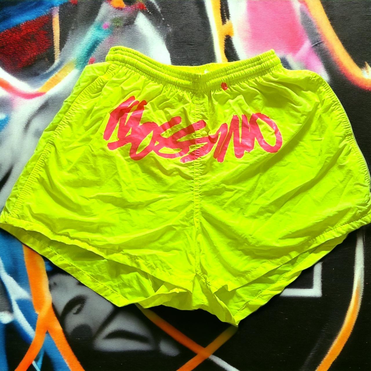 Famous vintage Mossimo Giannulli neon yellow and&mldr; - Depop