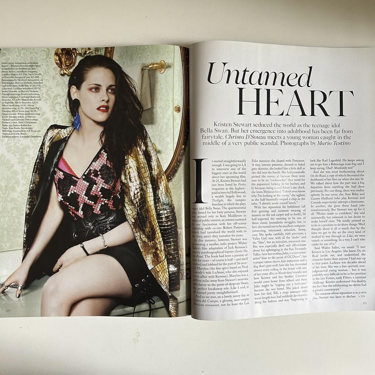 ✩ kristen stewart vogue magazine ✩, october 2012,