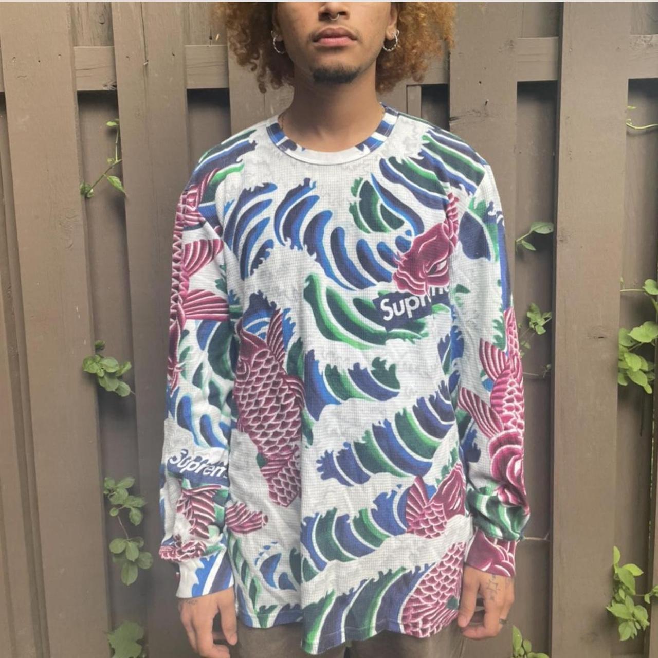 Supreme Waves L/S Top multicolor Lサイズ