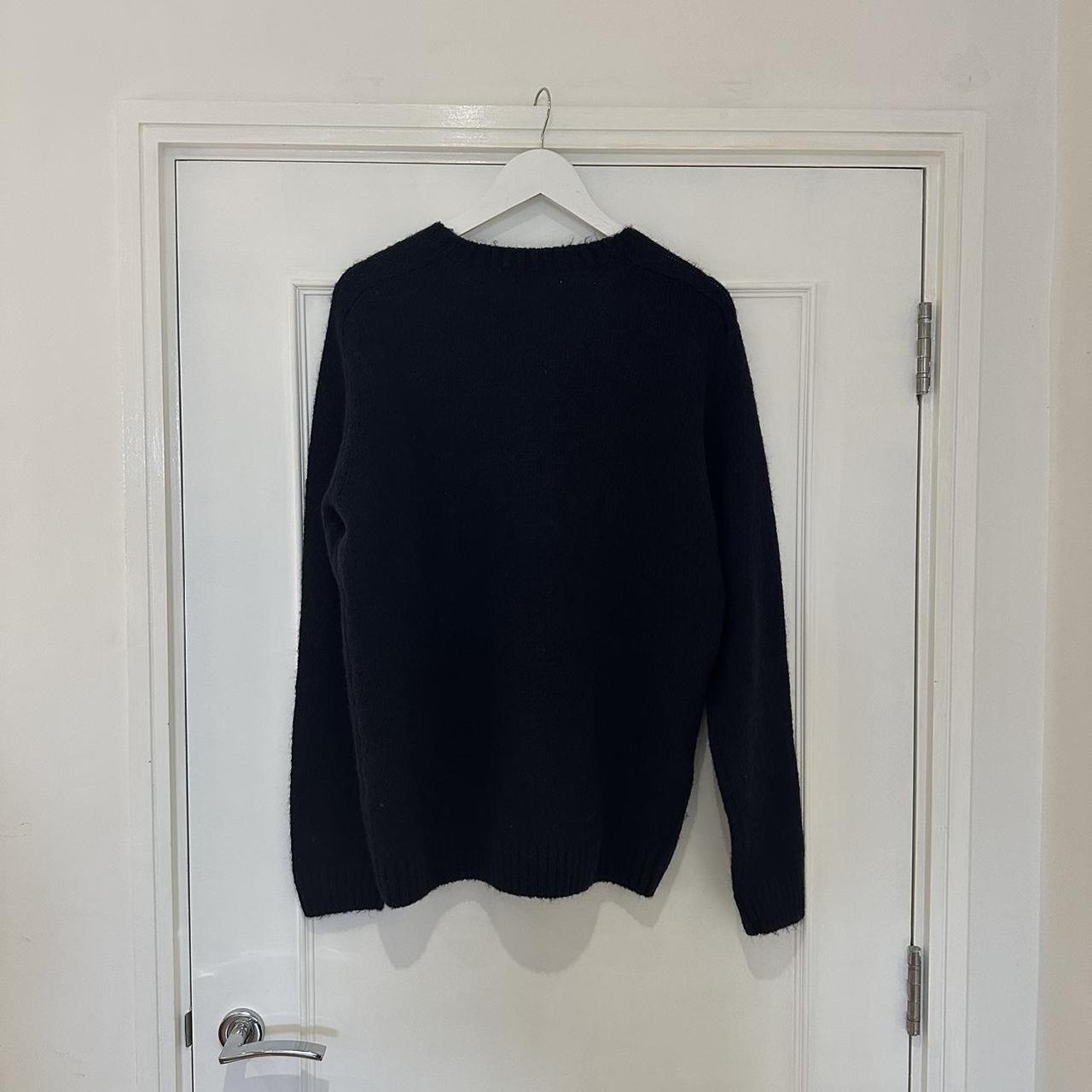 Zara navy cashmere blend jumper - Depop