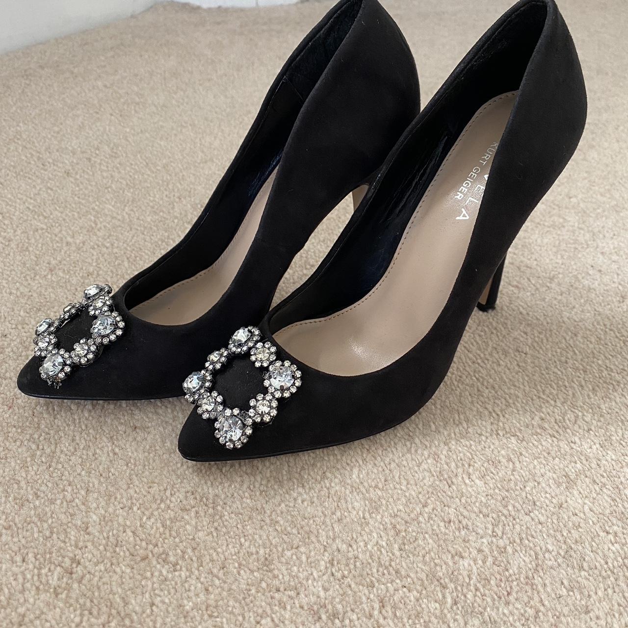 kurt geiger carvela black heels