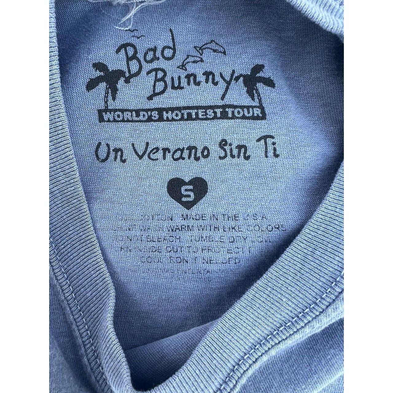 Bad Bunny World's Hottest Tour T-Shirt #bad - Depop