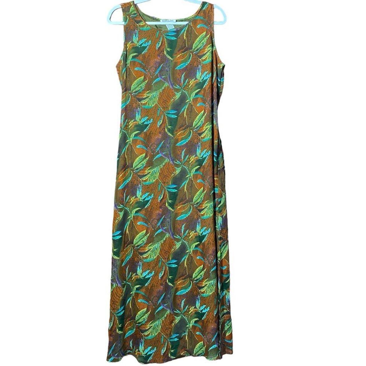 Robbie Bee Women's Maxi Dress Brown/Green 12 – Vintage Robbie