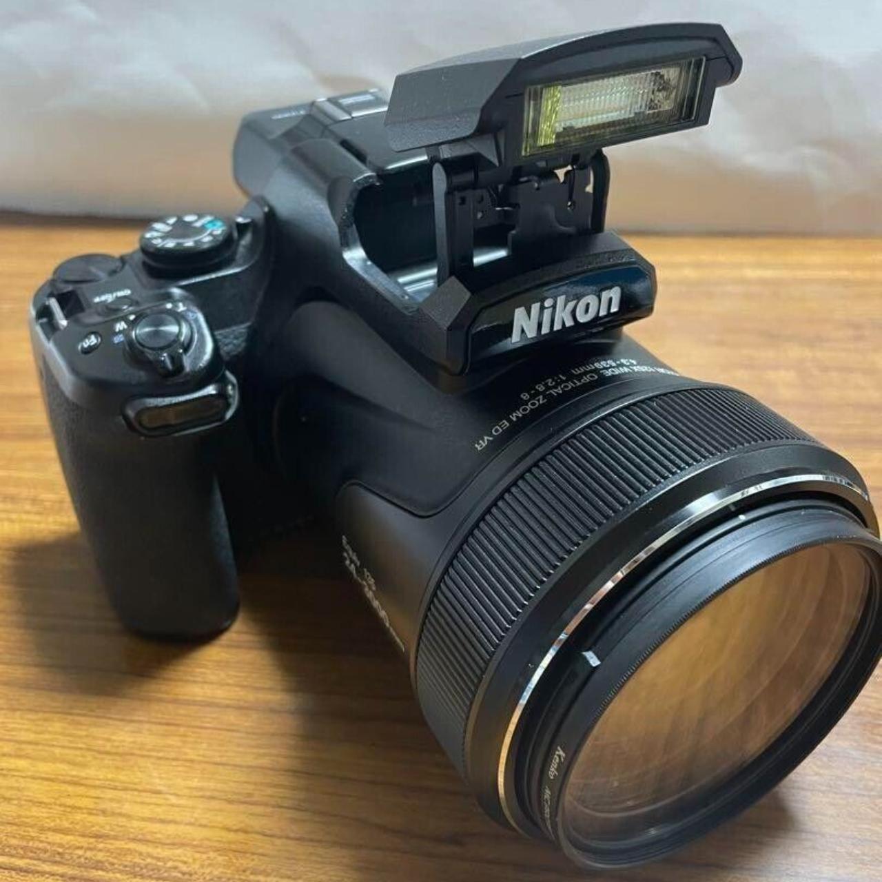 Nikon Coolpix P1000 Black 16MP 125x Digital Camera... - Depop