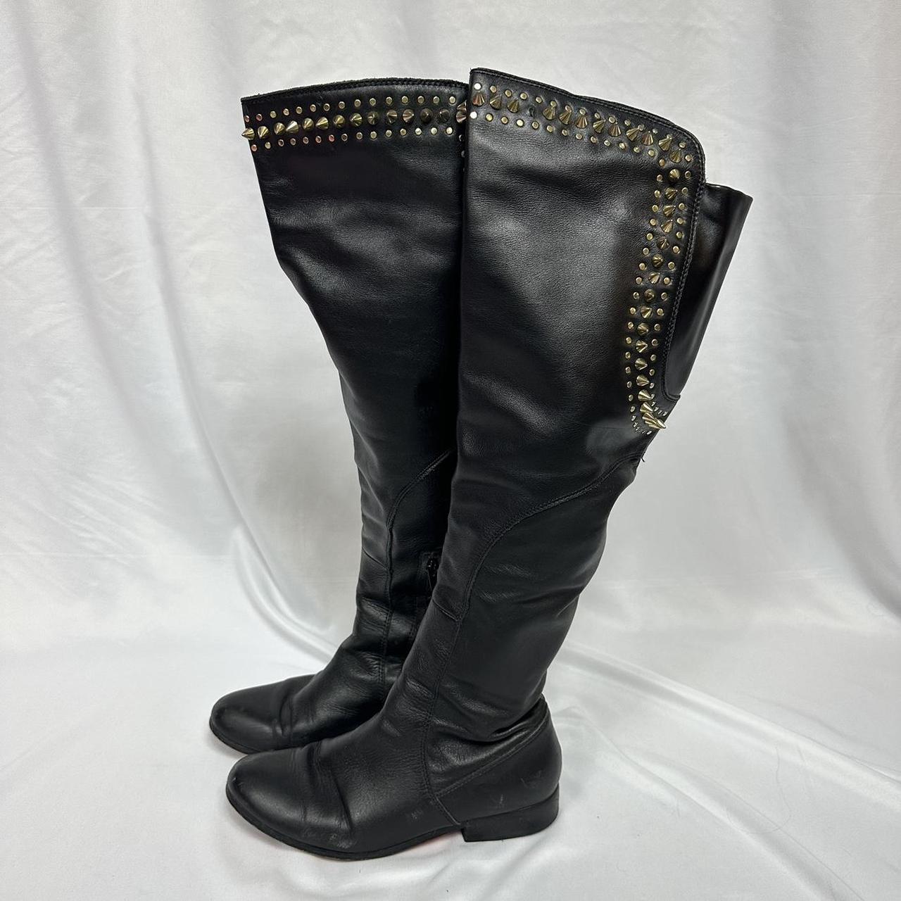 Betsey johnson over on sale the knee boots