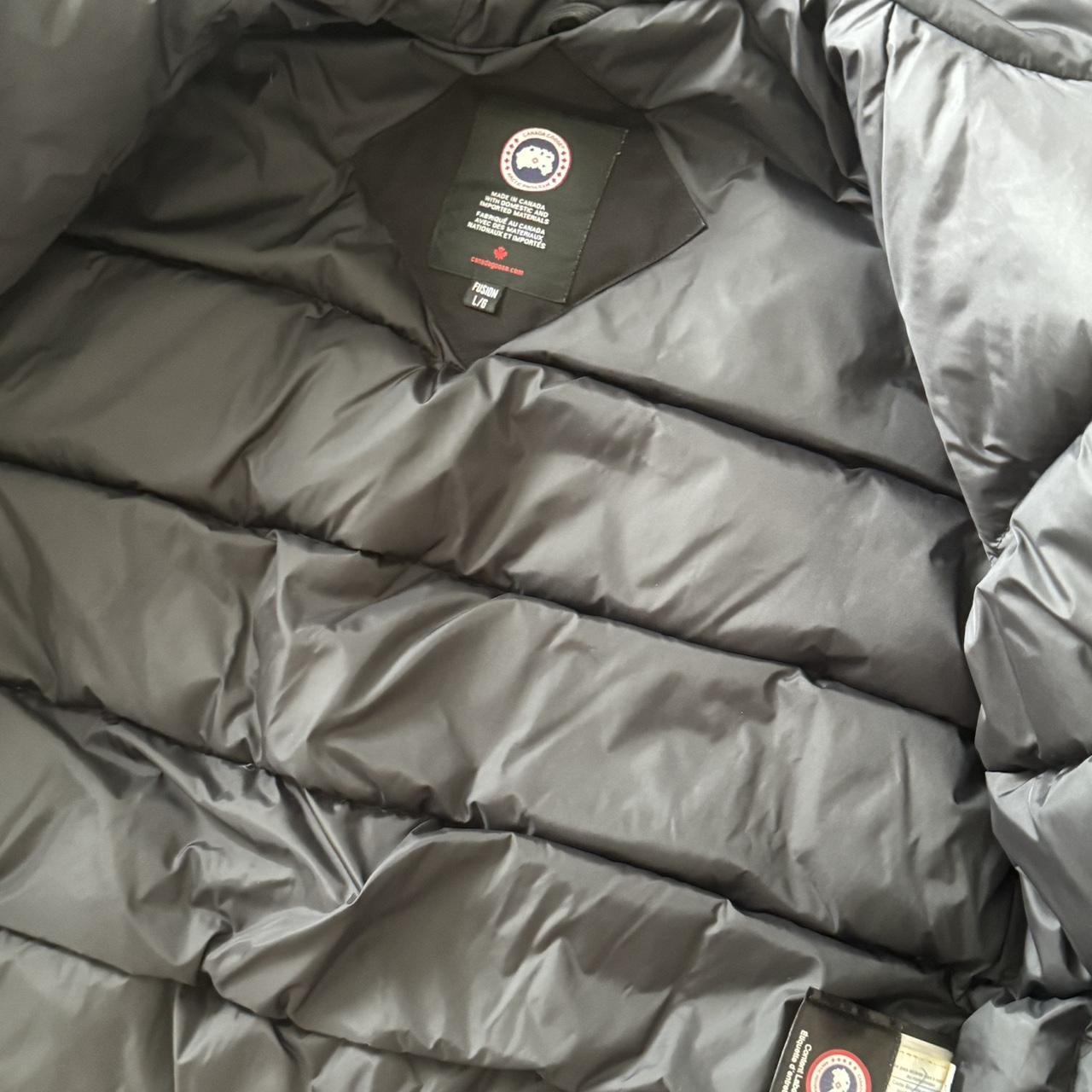 Men’s large Canada goose bomber can take fur off.... Depop