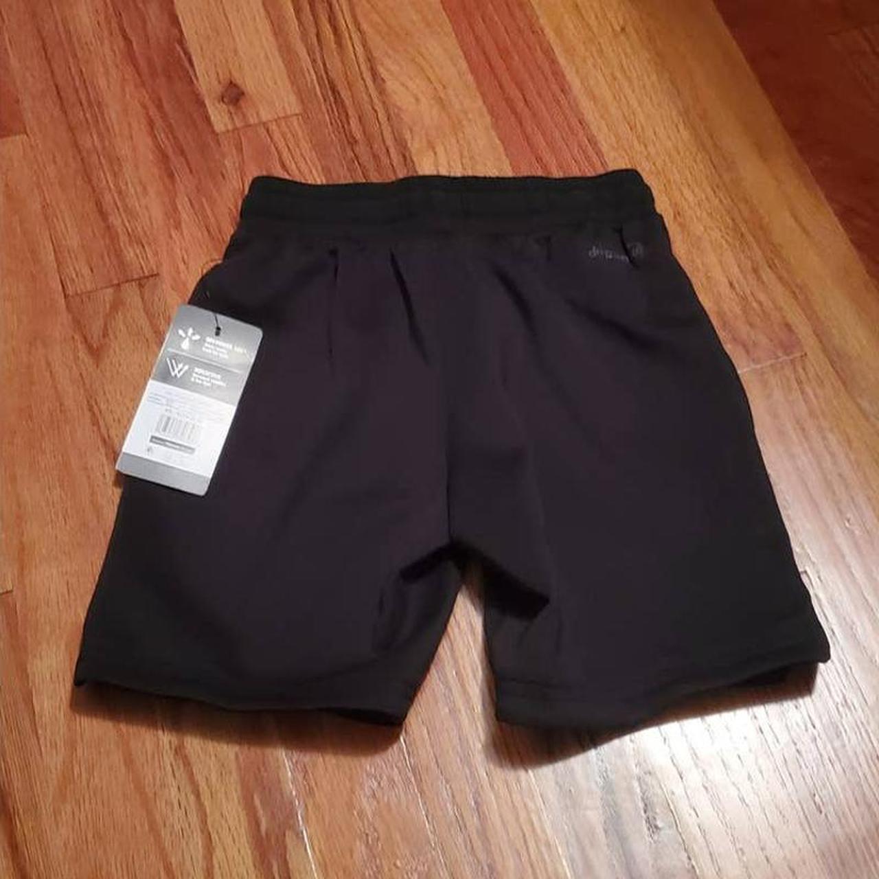 LOT of 2 Russell Level Up Shorts Black & Blue. Size... - Depop