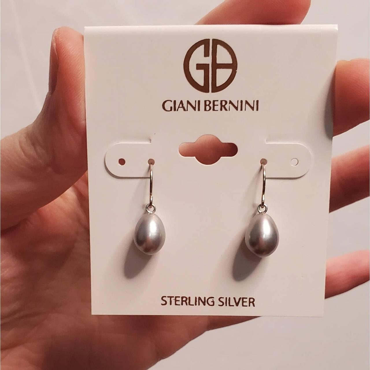 NWT Giani Bernini Pair of Earrings, Sterling Silver - Depop