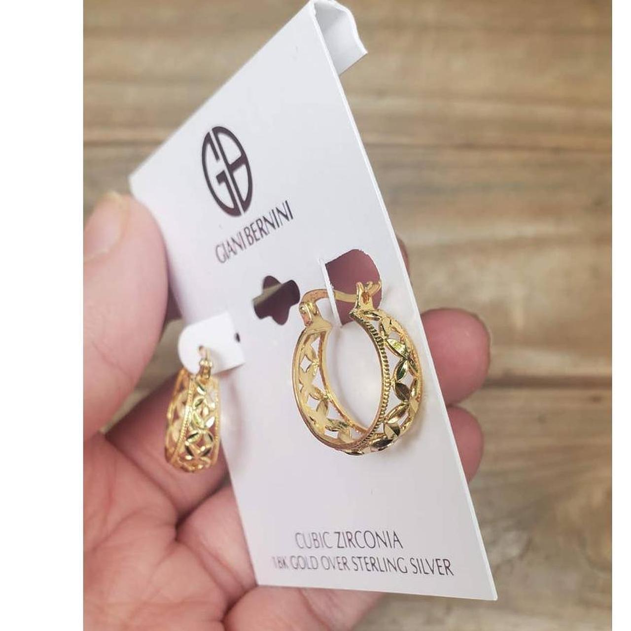 Giani Bernini Earrings 18k Gold Plated over Sterling - Depop