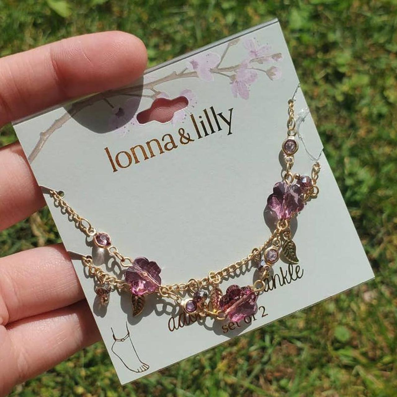Lonna & Lilly Women's Gold and Pink Jewellery | Depop