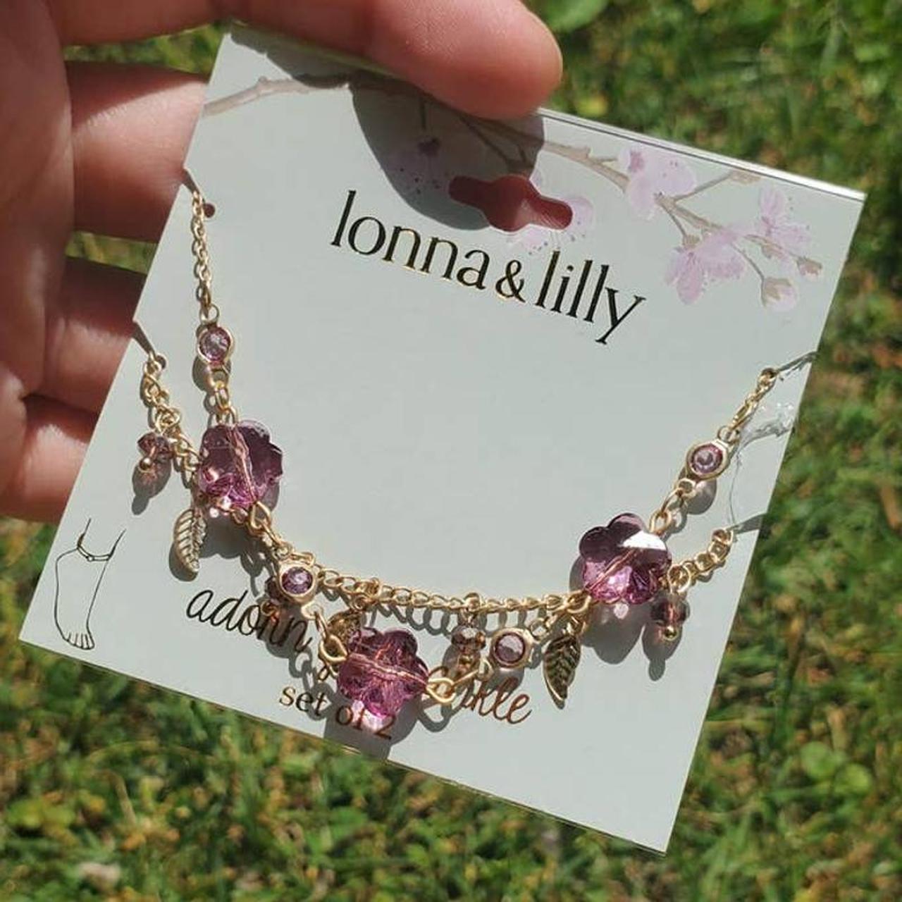 Lonna & Lilly Women's Gold and Pink Jewellery | Depop