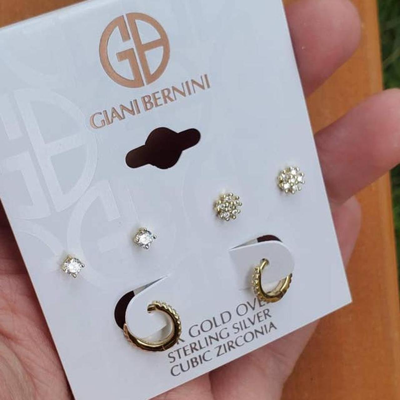 Giani Bernini Earrings 18k Gold Plated over Sterling - Depop