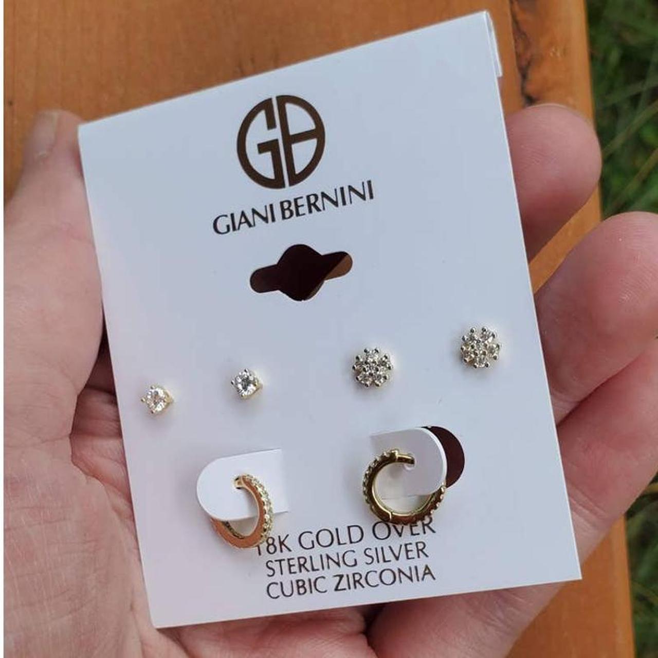 Giani Bernini Earrings 18k Gold Plated over Sterling - Depop