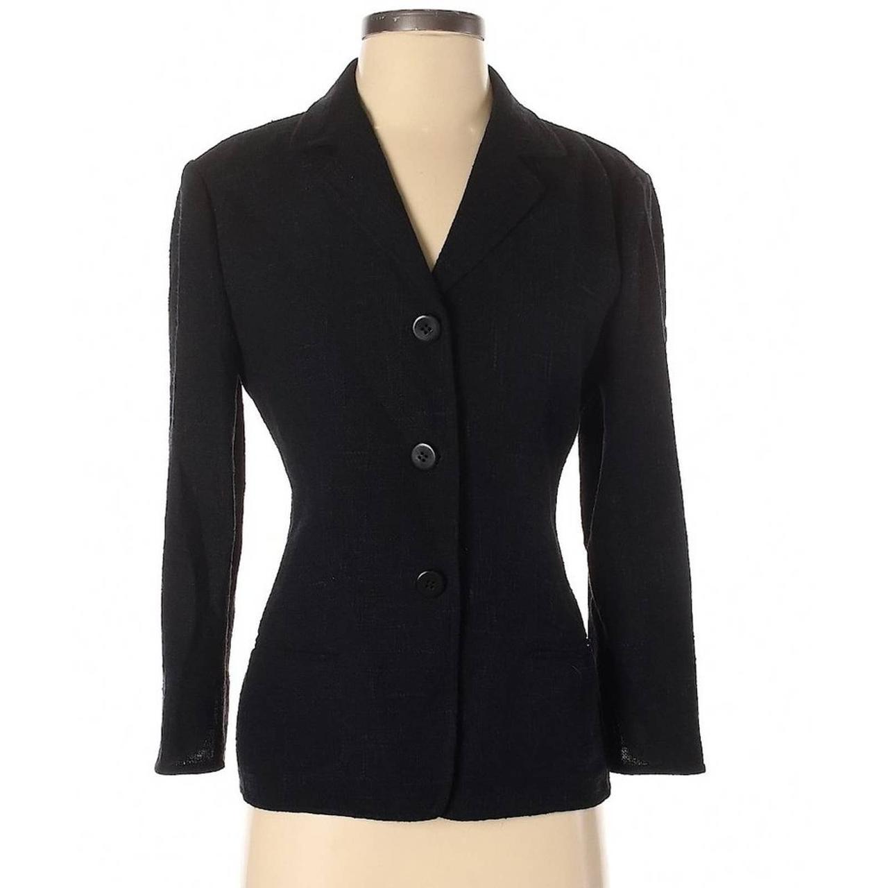 Armani Collezioni★素敵！Women’s Black Blazer Jacket Giorgio Armani Cady Tailored Blazer Jacket | Neiman Marcus