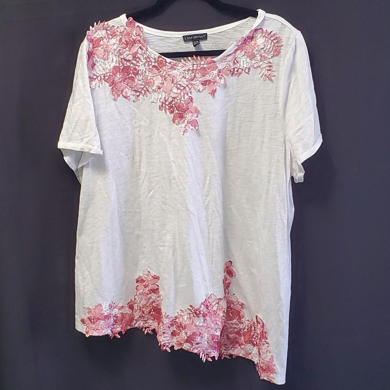 lane bryant pink shirt