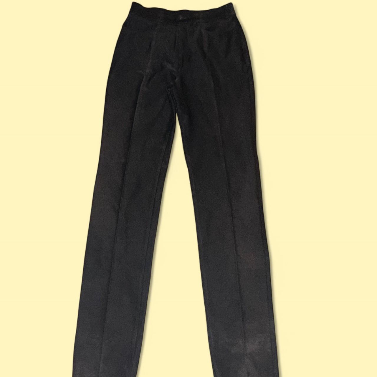 Yves Saint Laurent Women's Pants - Black - One size – Vintage YSL sportswear pants. 24x36 Skinny and …